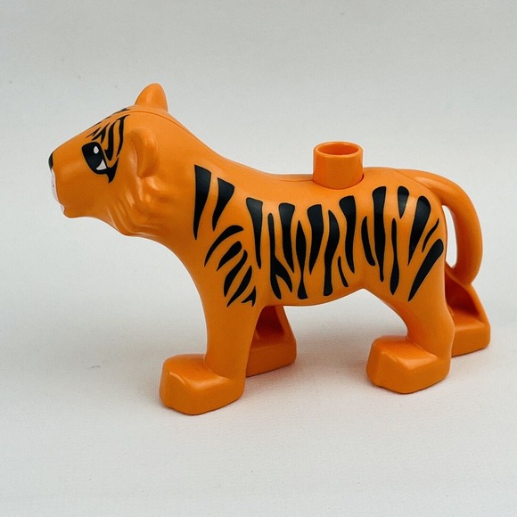 LEGO Duplo 10906 Tropical Island Adult Tiger Replacement Figure Only - Picture 3 of 6